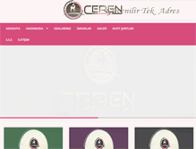 Tablet Screenshot of cerenkizyurdu.com